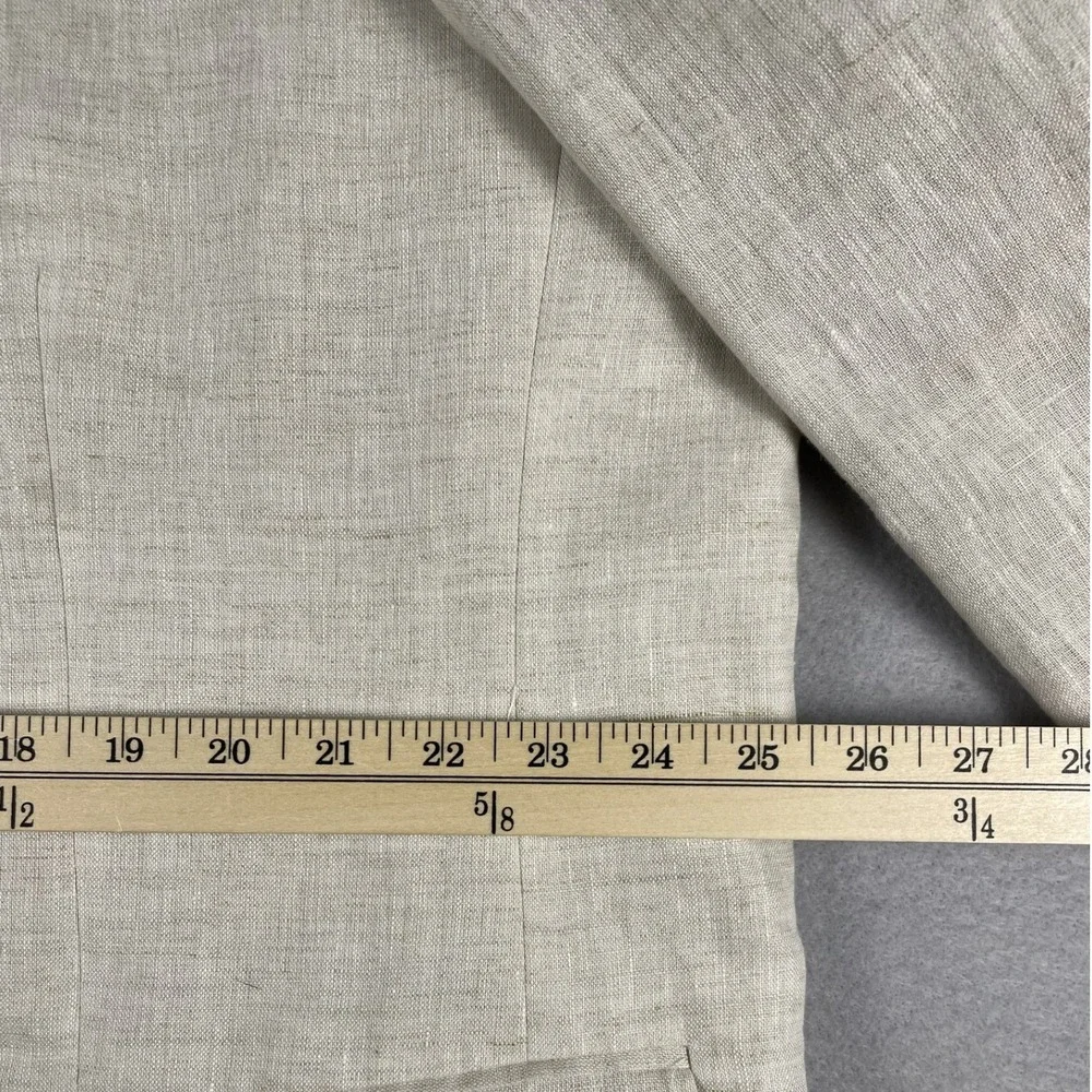Tasso Elba Blazer NWT Mens 3XL Natural Khaki Island 100% Linen Sport Coat